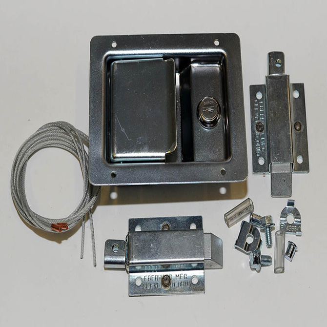 Locking Paddle Latch Eberhard 4974 Zinc Paddle Latch