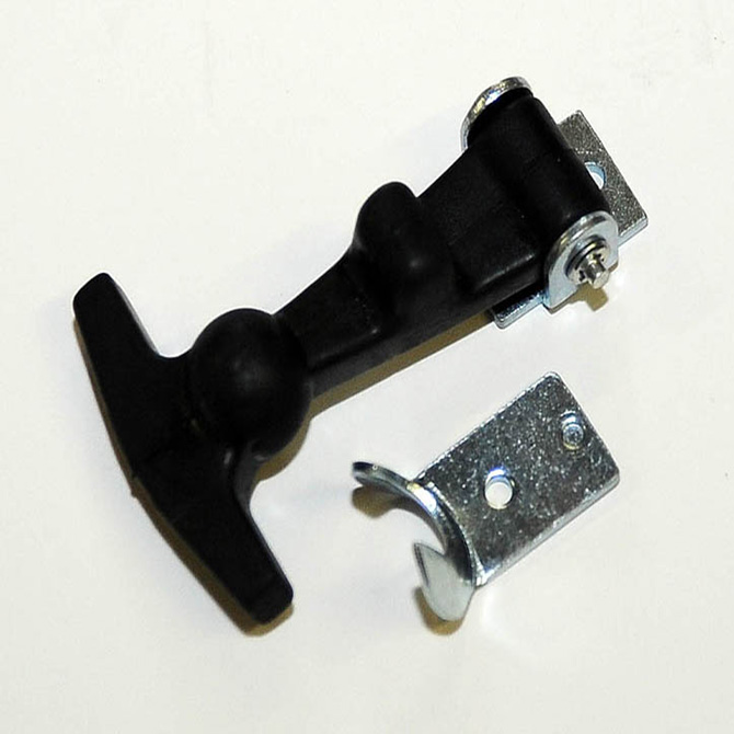 Hood Latches Hansen Small Rubber Hood LatchZinc Keeper
