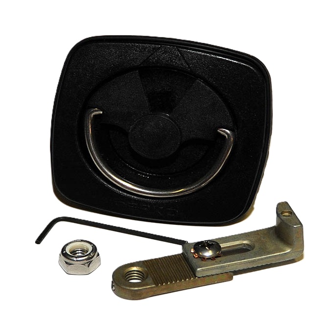 RV Door Latch -D-Ring Style Non Locking 